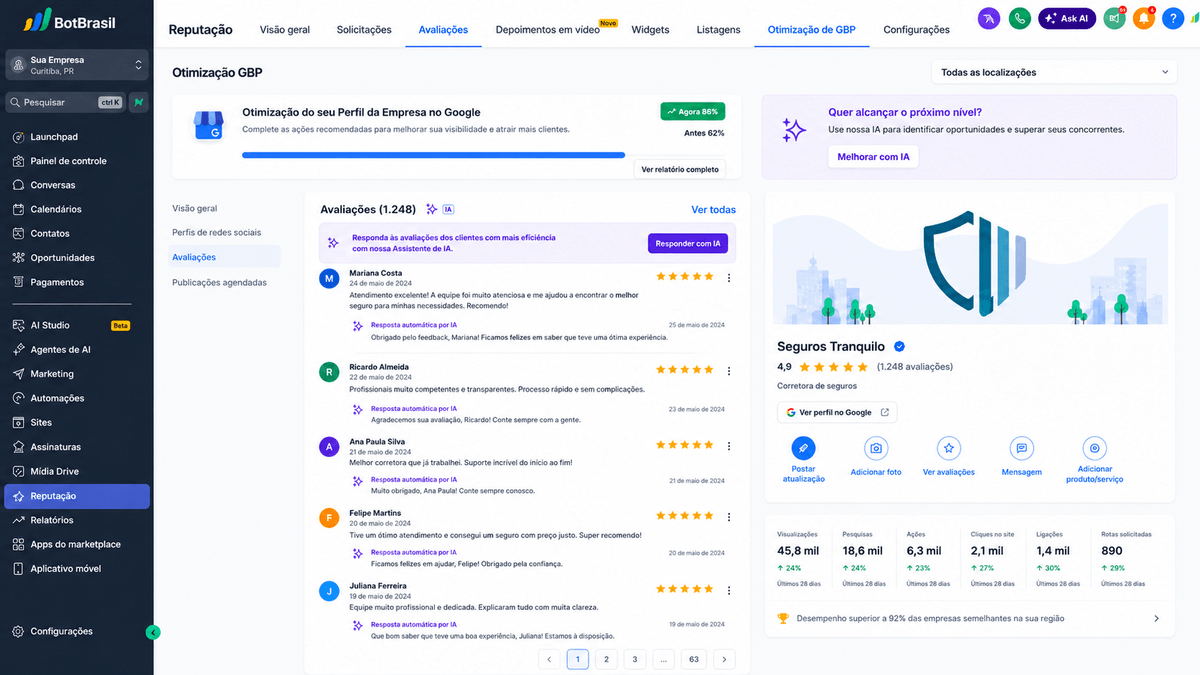 Pedido de avaliação e reputação digital sem improviso